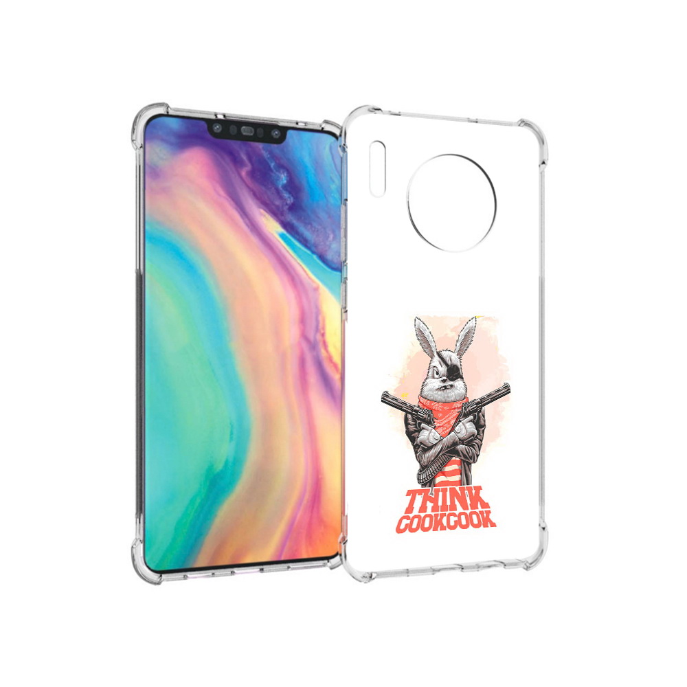 

Чехол MyPads Tocco для Huawei Mate 30 кролик пират, Прозрачный, Tocco