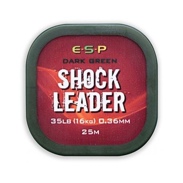 

Шок-лидер плетеный E-S-P SPOD Leader - 25m/0,36mm/35lb (16kg) - Olive Green