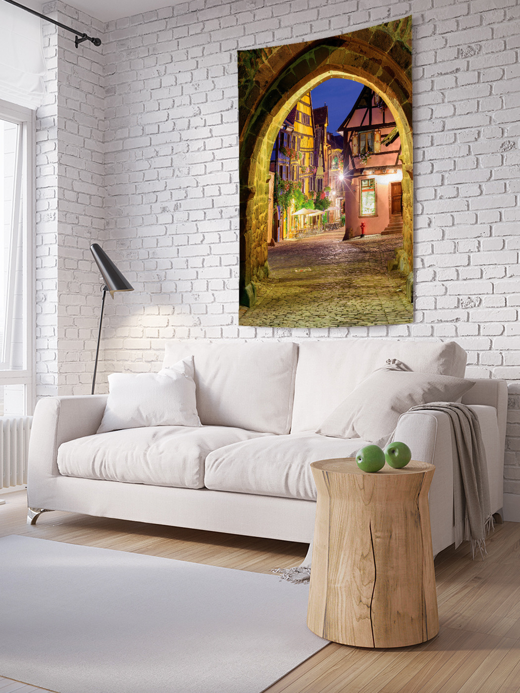 

Вертикальное фотопанно на стену JoyArty Безлюдные переулки 150x200 см, Безлюдные переулки