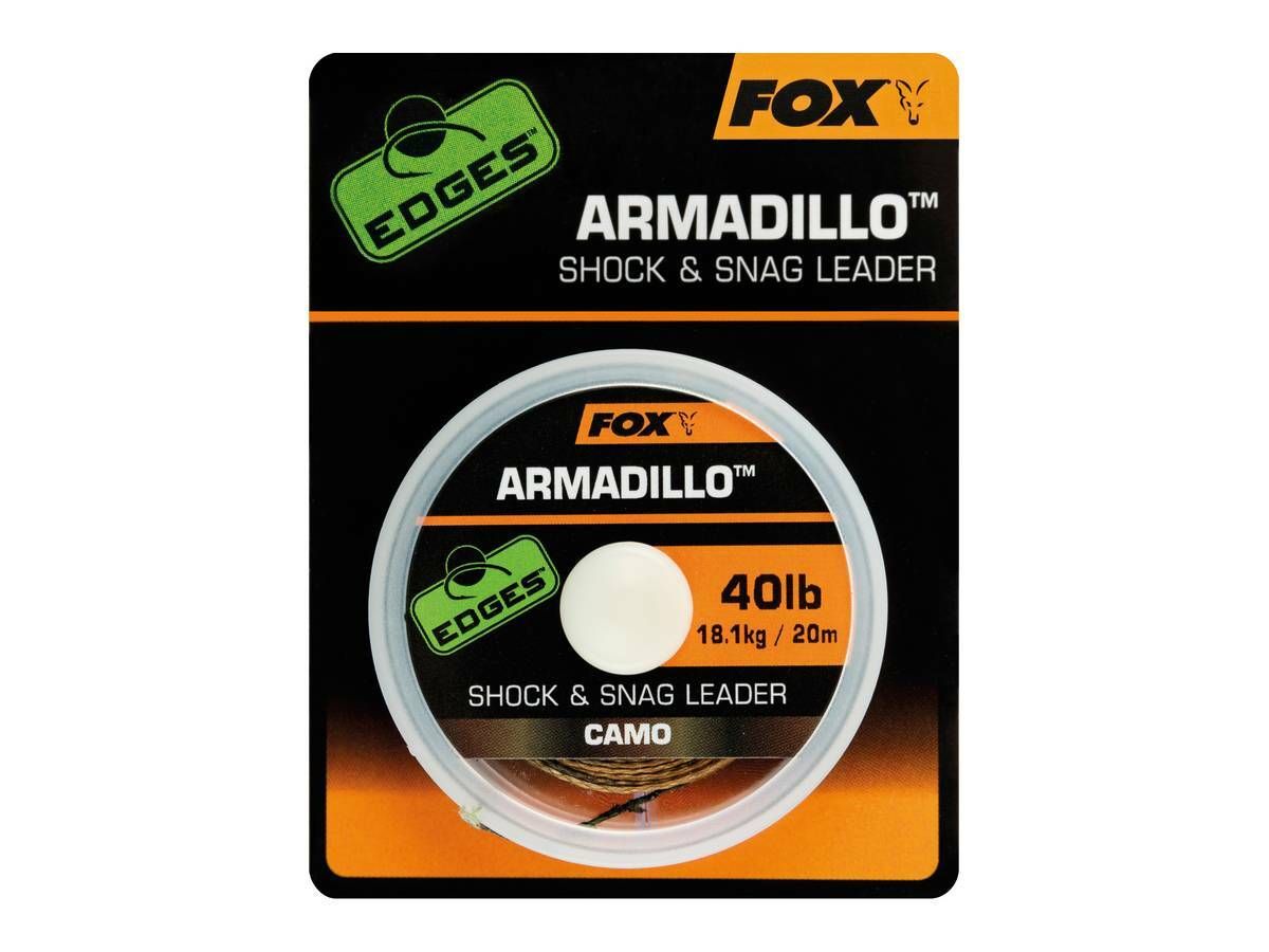 

Шок-лидер Fox Edges Camo Armadillo 30lb 13,6kg 20m, Edges Camo Armadillo