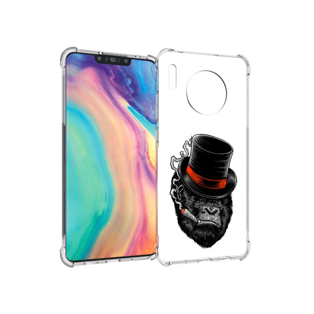 

Чехол MyPads Tocco для Huawei Mate 30 дизайнерская горилла, Прозрачный, Tocco