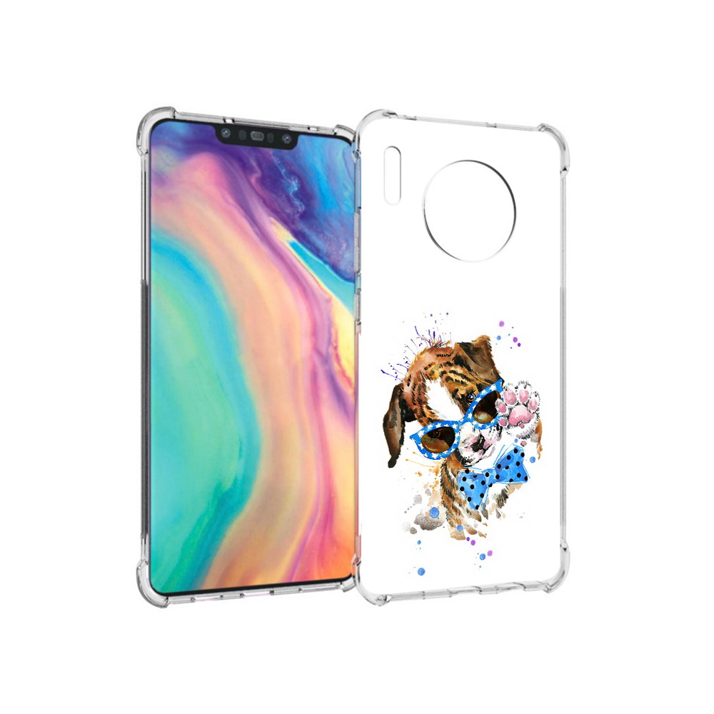 

Чехол MyPads Tocco для Huawei Mate 30 лапочка, Прозрачный, Tocco
