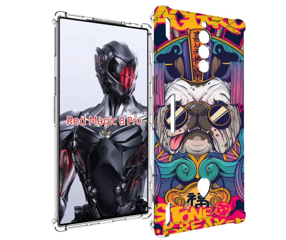 

Чехол MyPads мопс агро яркая для ZTE Nubia Red Magic 8 Pro / Red Magic 8 Pro Plus, Tocco