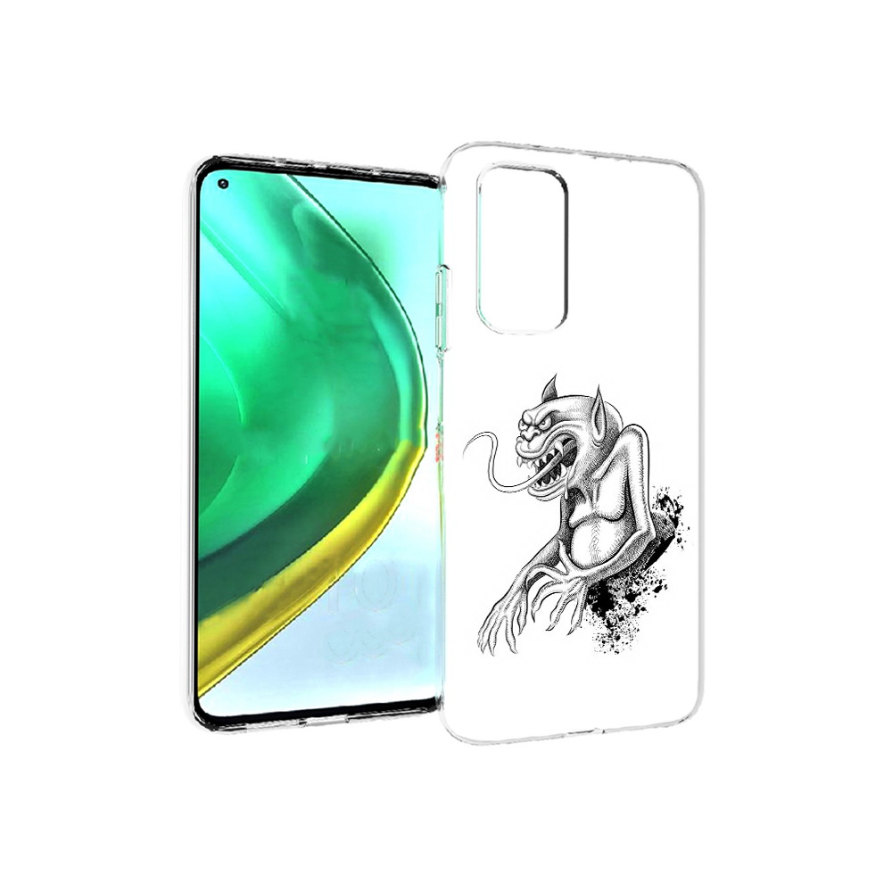

Чехол MyPads Tocco для Xiaomi Mi 10T Pro чорт (PT154683.267.692), Прозрачный, Tocco
