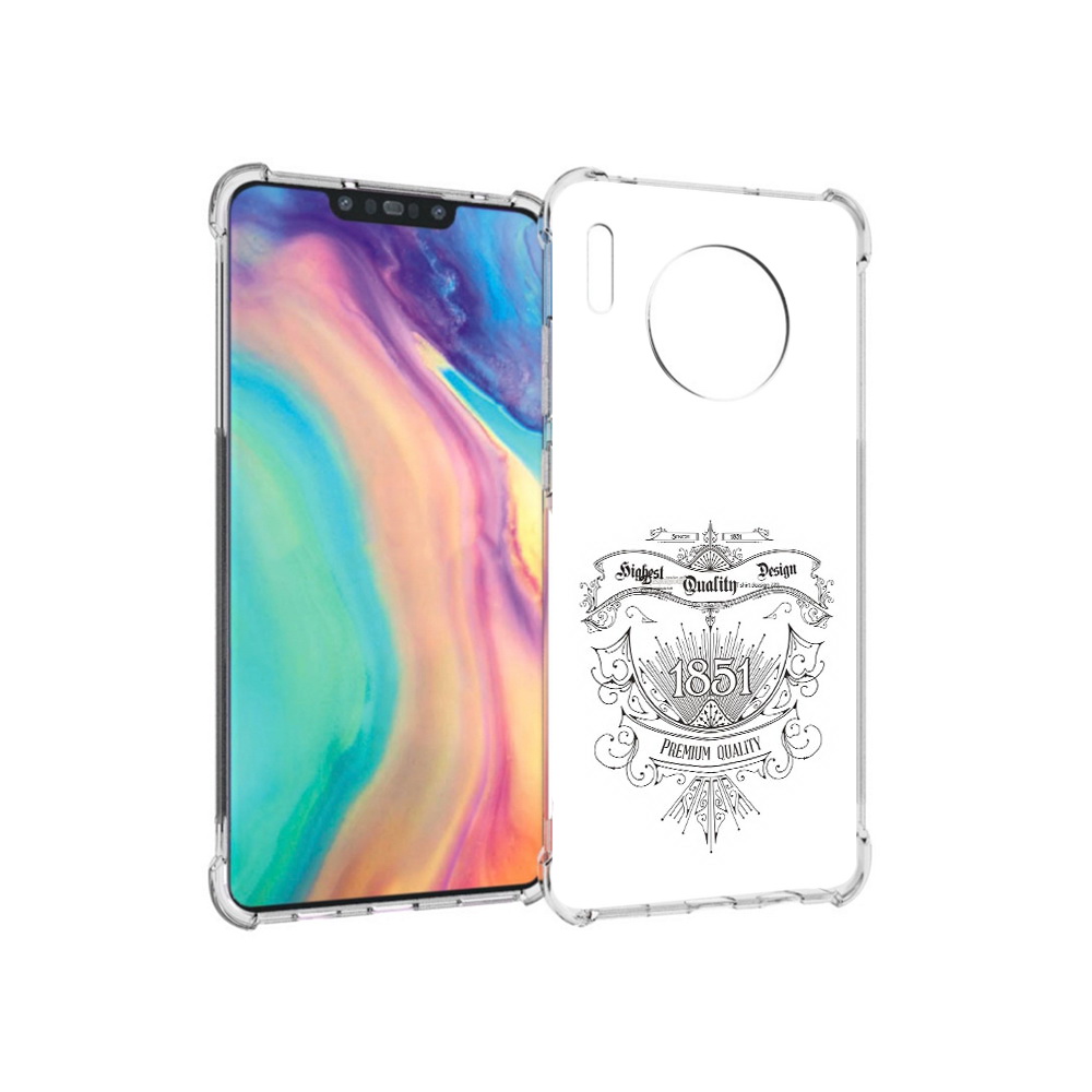 

Чехол MyPads Tocco для Huawei Mate 30 логотип 1851 год, Прозрачный, Tocco