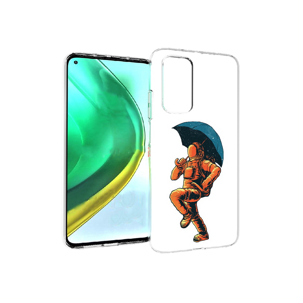 

Чехол MyPads Tocco для Xiaomi Mi 10T Pro шагающий космонавт с зонтом (PT154683.267.695), Прозрачный, Tocco