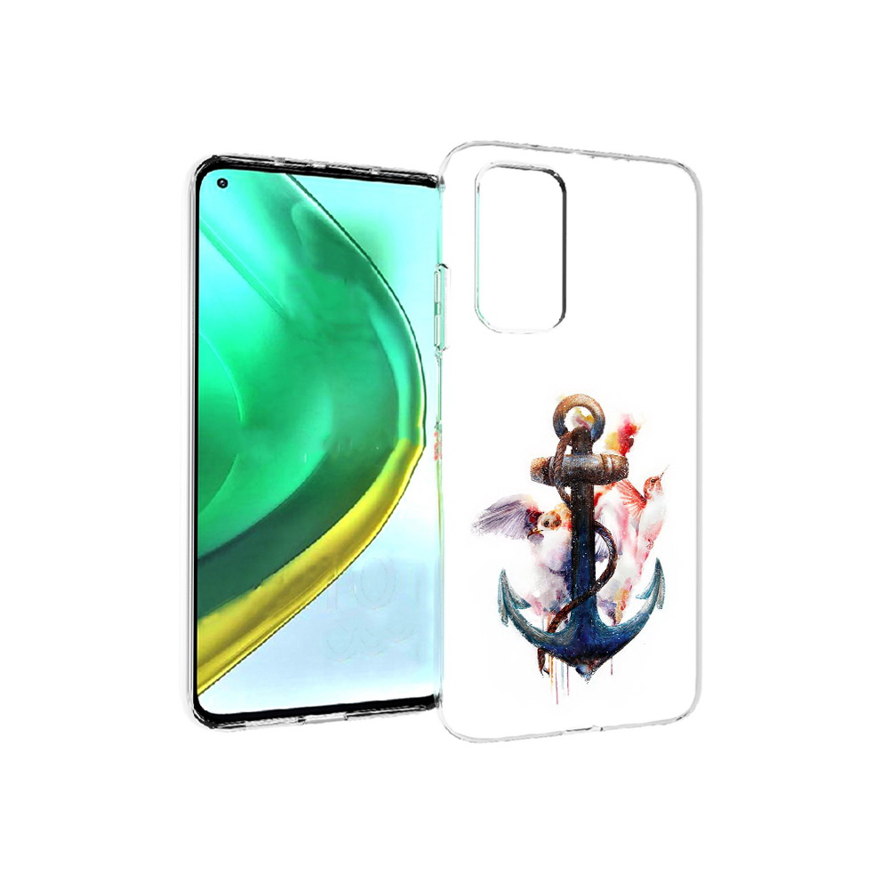 

Чехол MyPads Tocco для Xiaomi Mi 10T Pro якорь с птицами (PT154683.267.703), Прозрачный, Tocco