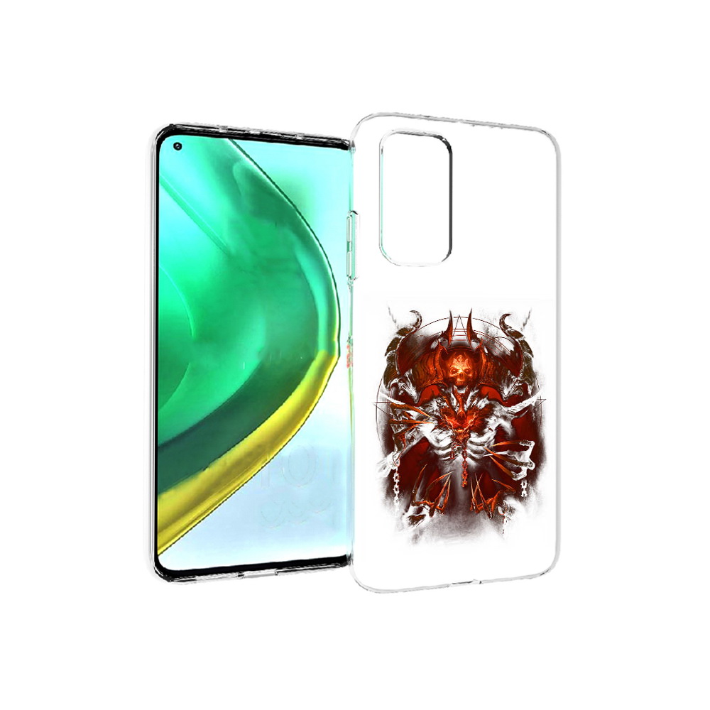 

Чехол MyPads Tocco для Xiaomi Mi 10T Pro яркий демон (PT154683.267.708), Прозрачный, Tocco