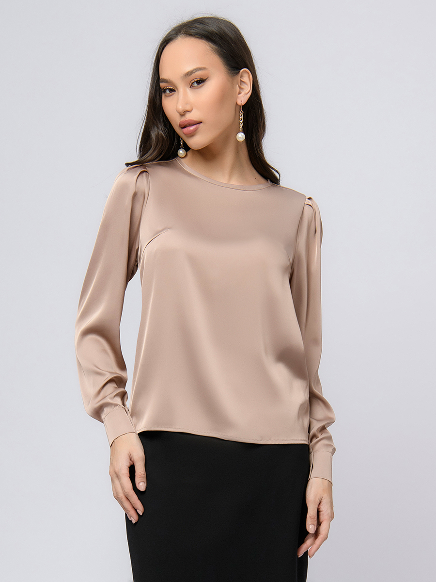 

Блуза женская 1001dress 102791 бежевая 44, 0102791