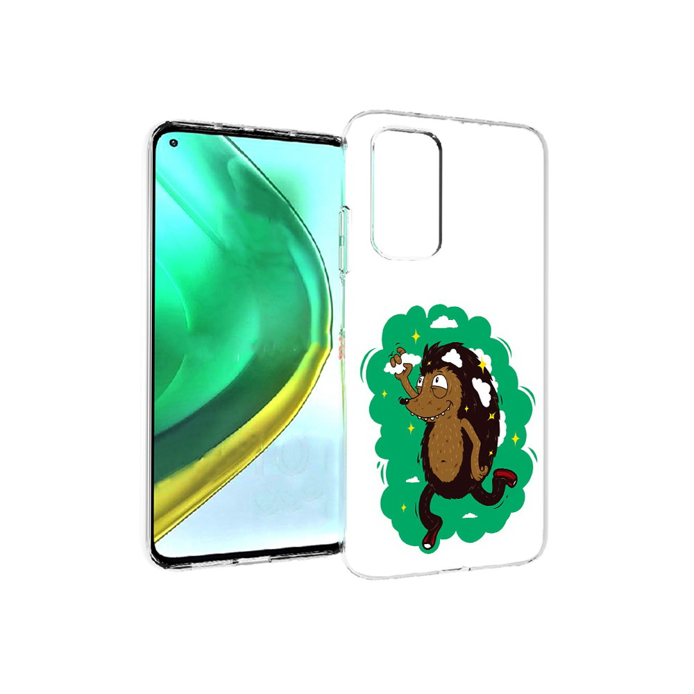

Чехол MyPads Tocco для Xiaomi Mi 10T Pro Ежик в облаках (PT154683.267.77), Прозрачный, Tocco