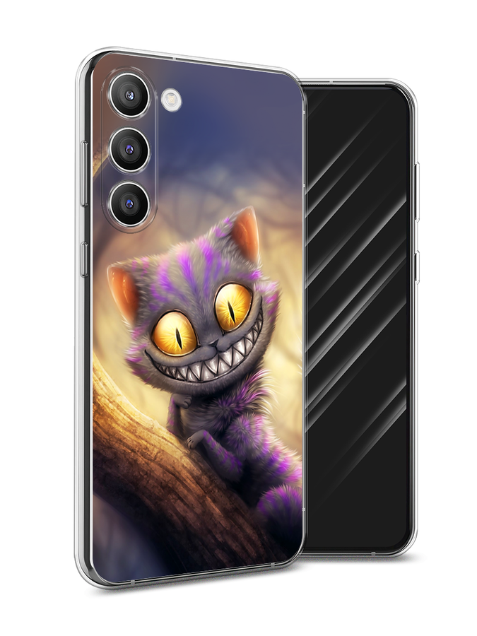 

Чехол Awog на Samsung Galaxy S23 Plus 5G "Cheshire Cat", Фиолетовый;желтый, 2107450-1