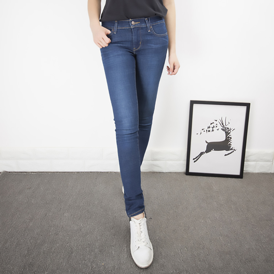 

Джинсы женские Levi's 19560 синие 24/30, Синий, 19560