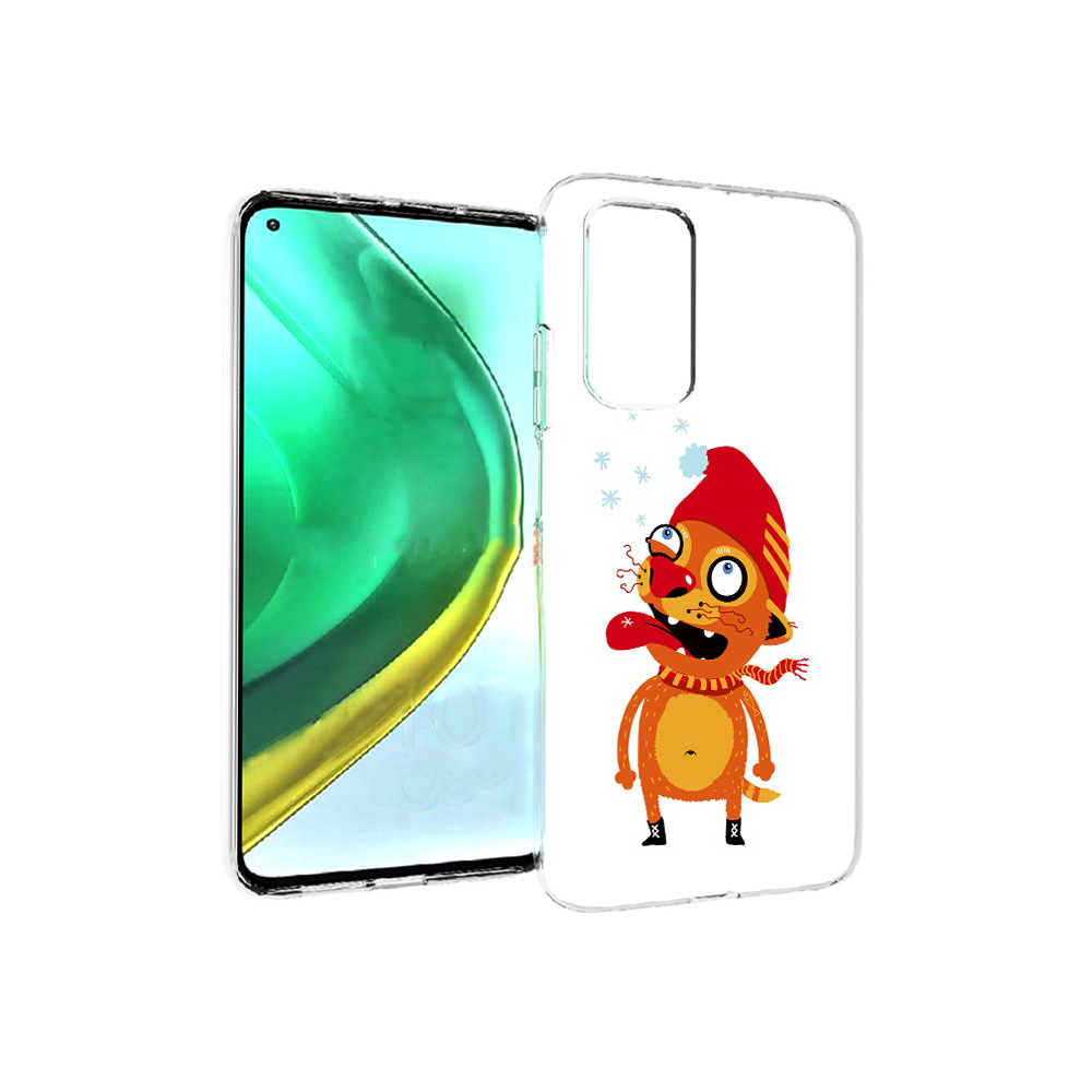 

Чехол MyPads Tocco для Xiaomi Mi 10T Pro Зимний кот (PT154683.267.88), Прозрачный, Tocco