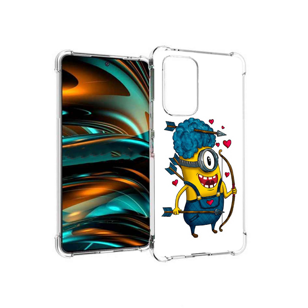 

Чехол MyPads Tocco для Samsung Galaxy A53 5G Миньон купидон (PT226911.521.117), Прозрачный, Tocco