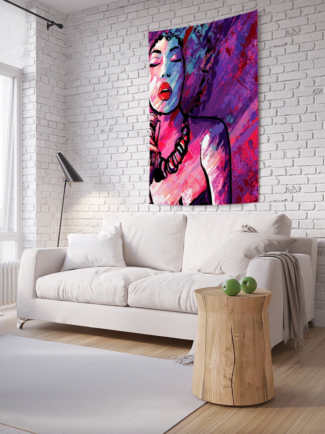 

Вертикальное фотопанно на стену JoyArty Красочное пение 150x200 см, Красочное пение