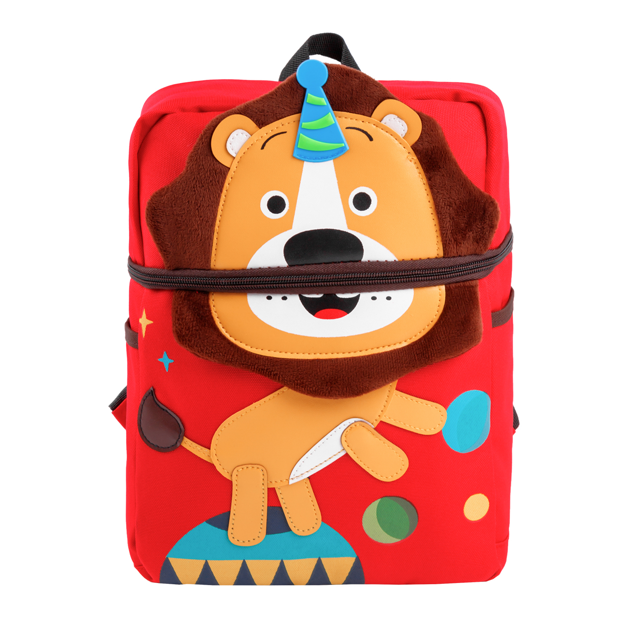 

Рюкзак детский AMAROBABY LION, дошкольный, для малышей, на прогулку, в садик, Красный, AMARO- 601