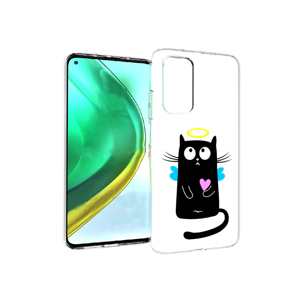 

Чехол MyPads Tocco для Xiaomi Mi 10T Pro Кот ангелок (PT154683.267.96), Прозрачный, Tocco