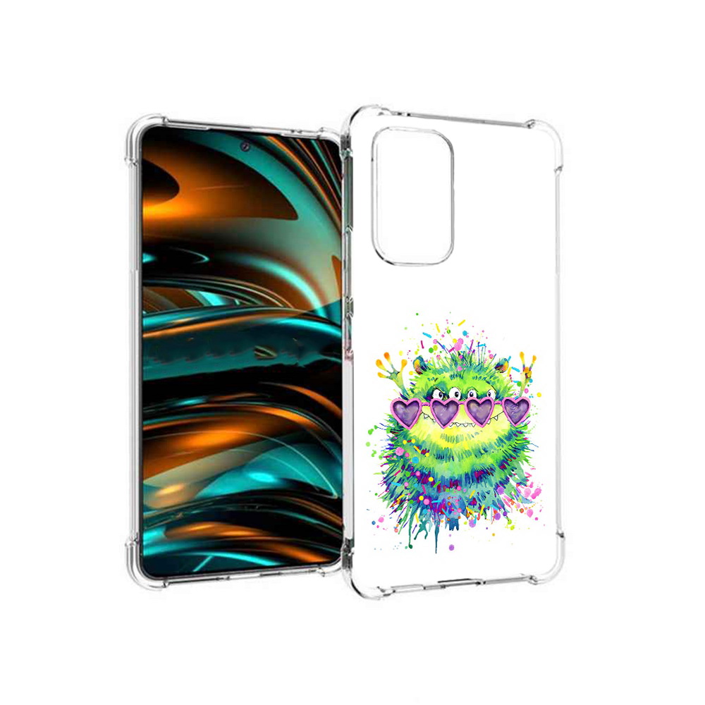

Чехол MyPads Tocco для Samsung Galaxy A53 5G Пушистый персонаж (PT226911.521.142), Прозрачный, Tocco