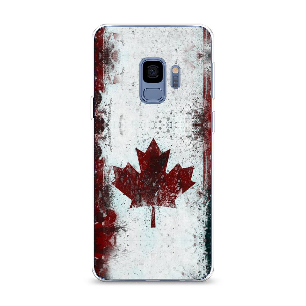

Чехол Awog на Samsung Galaxy S9 "Канада", Белый;красный;черный, 25750-5