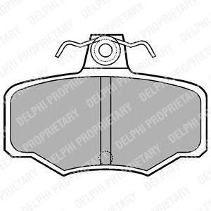 

Колодки задние nissan almera n16, primera p10, p11 lp617