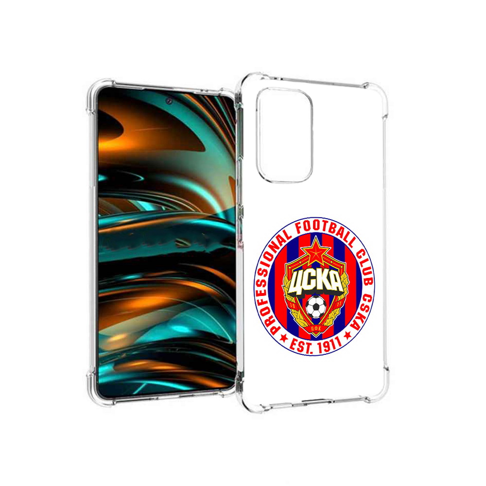 

Чехол MyPads Tocco для Samsung Galaxy A53 5G ФК ЦСК логотип (PT226911.521.178), Прозрачный, Tocco