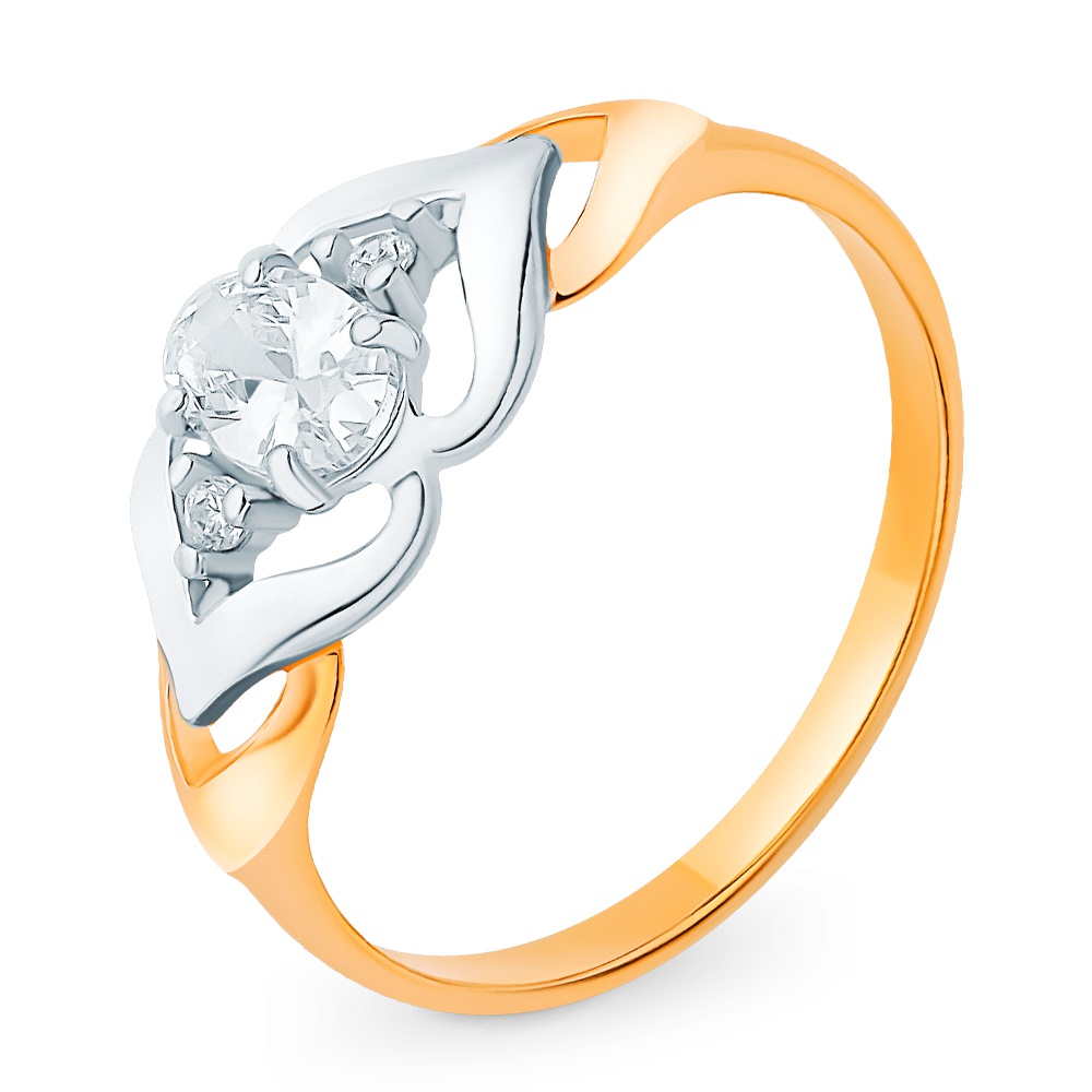 

Кольцо из серебра р. , 585Gold 701012312, фианит, 701012312