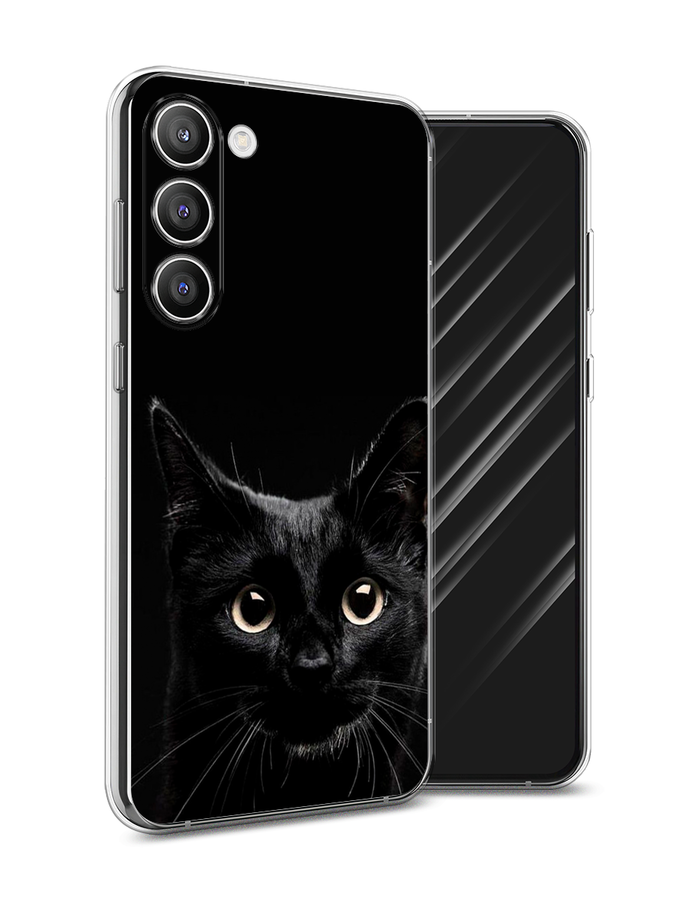 

Чехол Awog на Samsung Galaxy S23 Plus 5G "Добрый кот", Черный, 2107450-1