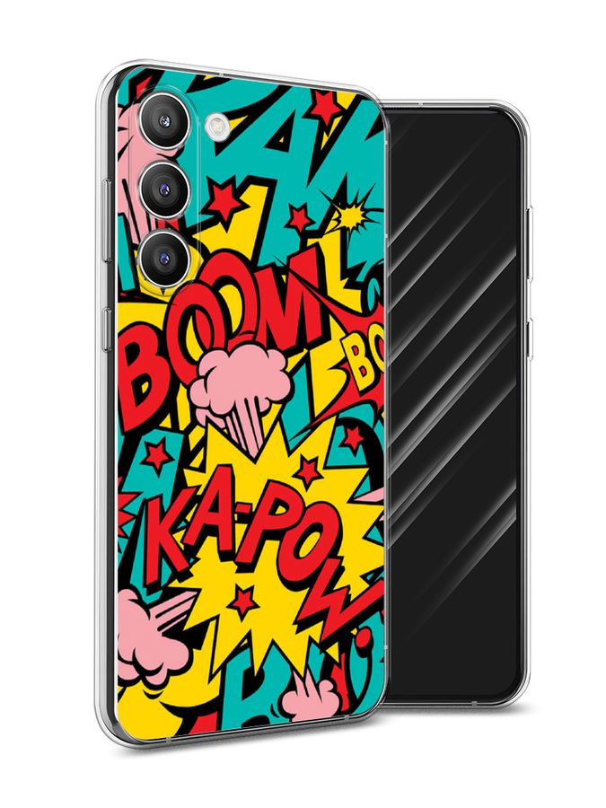 

Чехол Awog на Samsung Galaxy S23 Plus 5G "Постер pop art", Голубой;желтый;красный, 2107450-9