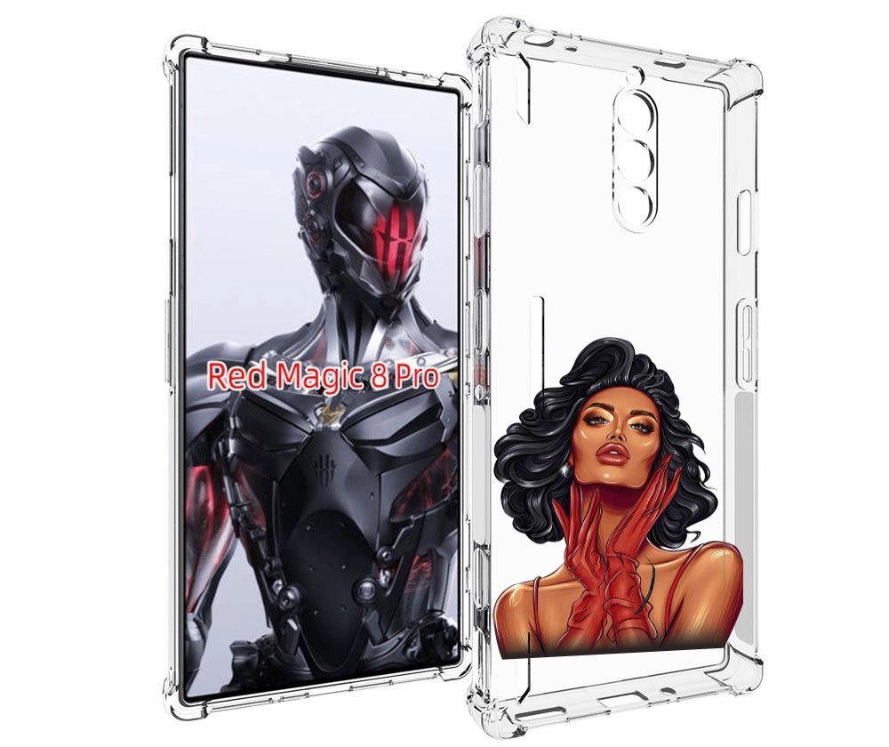 

Чехол MyPads мулатка-в-перчатках женский для ZTE Nubia Red Magic 8 Pro / Red Magic 8 Pr..., Tocco