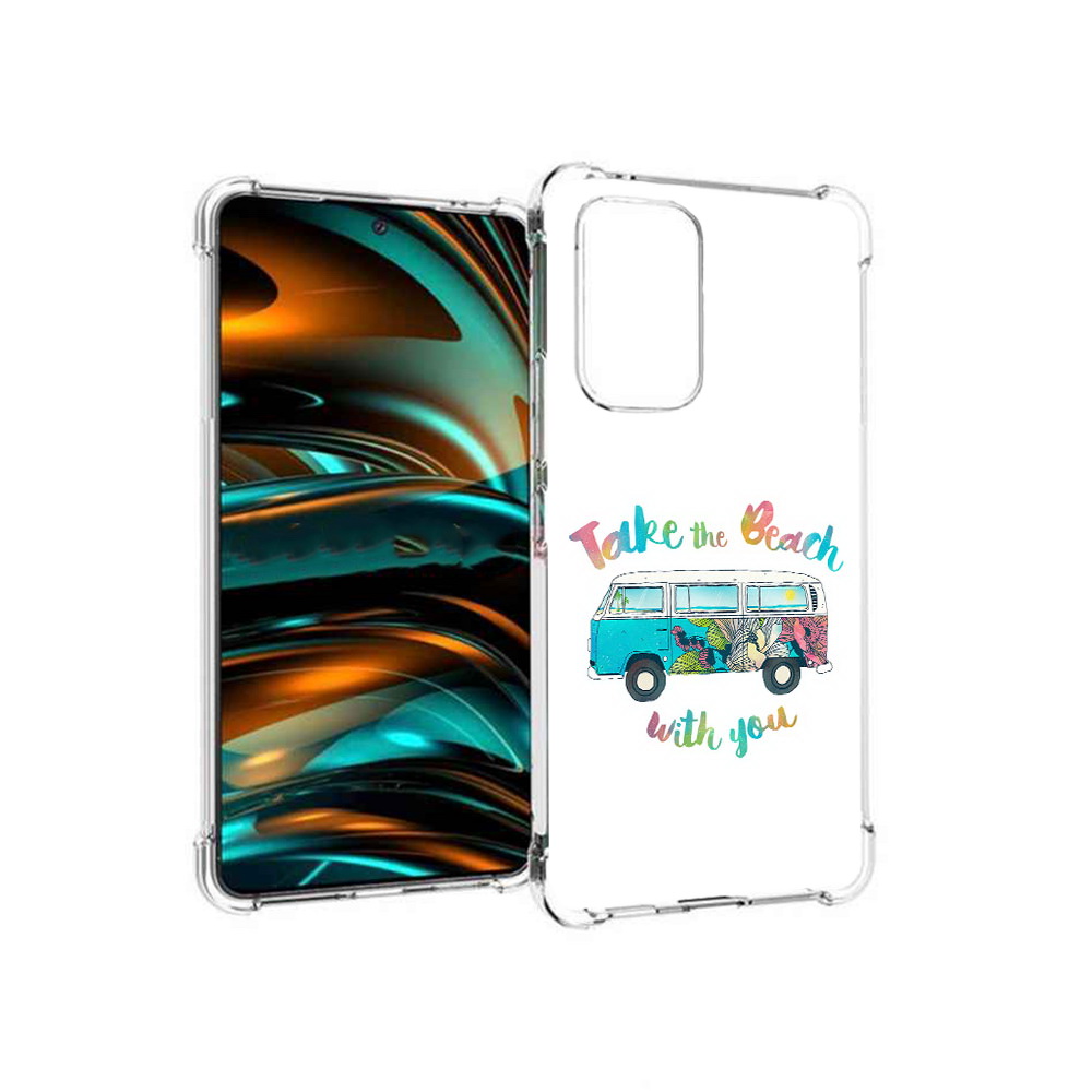 

Чехол MyPads Tocco для Samsung Galaxy A53 5G Хиппи автобус (PT226911.521.190), Прозрачный, Tocco