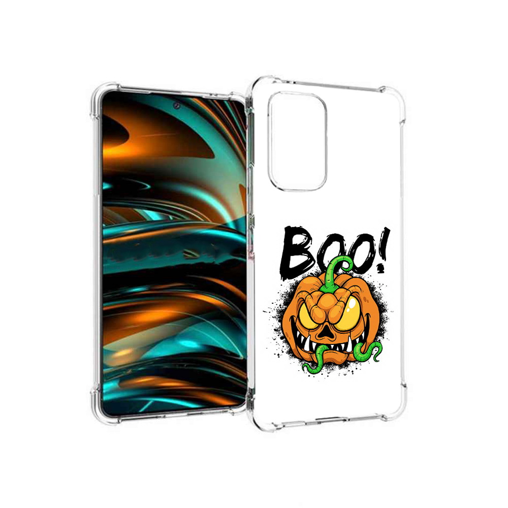 

Чехол MyPads Tocco для Samsung Galaxy A53 5G Хэллоуин бу (PT226911.521.193), Прозрачный, Tocco