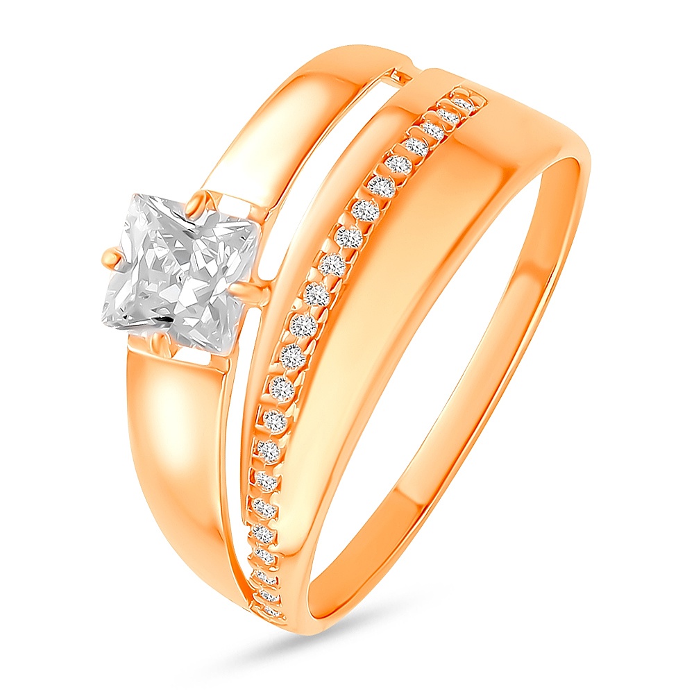 

Кольцо из серебра р. , 585Gold 701012394, фианит, 701012394