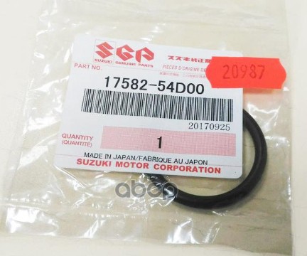 

Кольцо Уплотнительное Suzuki 17582-54d00 SUZUKI арт. 17582-54D00