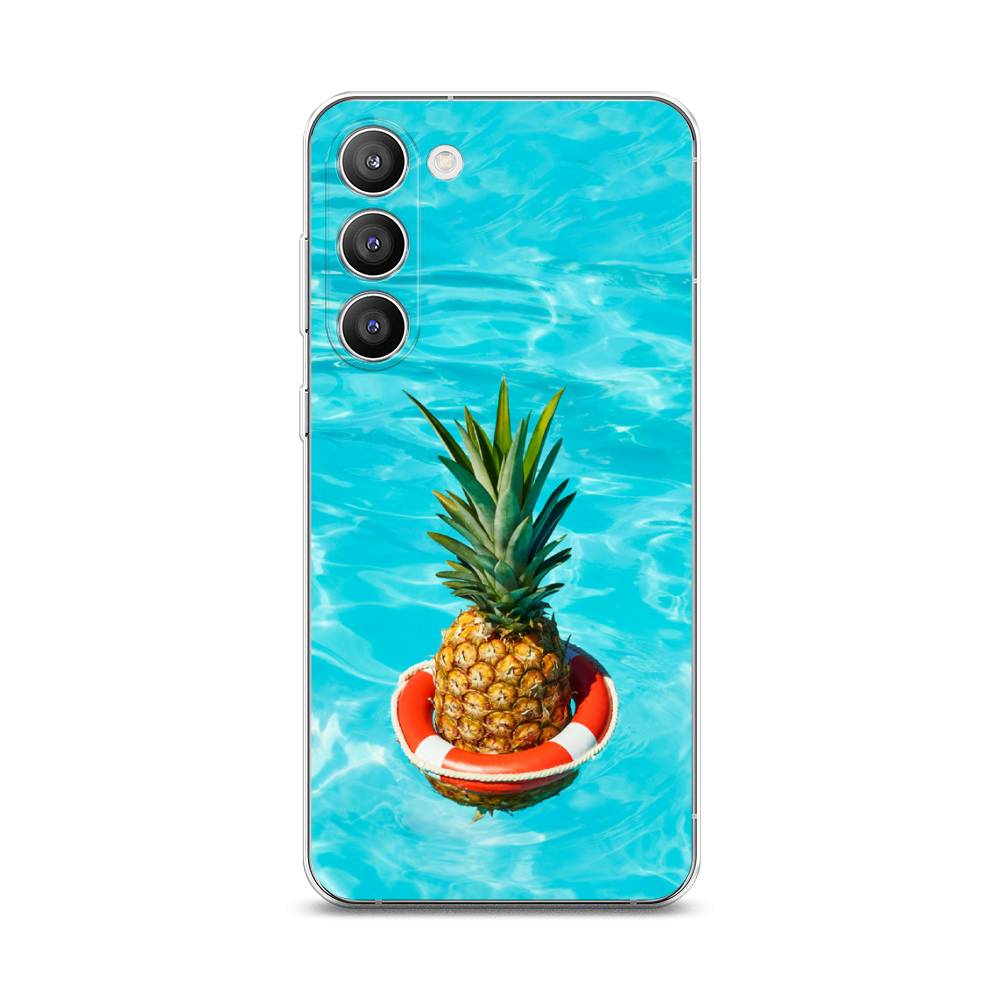 

Чехол Awog на Samsung Galaxy S23 Plus 5G "Ананас в бассейне", Голубой, 2107450-10