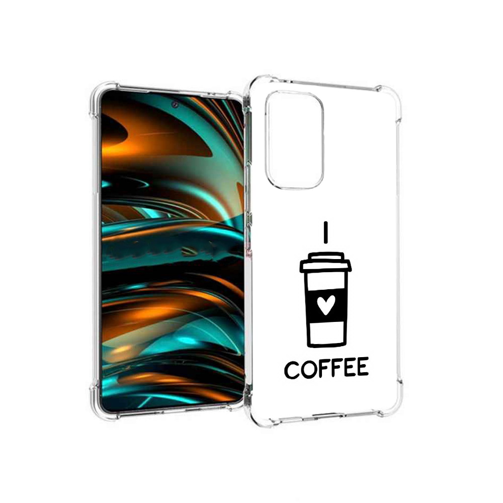 

Чехол MyPads Tocco для Samsung Galaxy A53 5G Я люблю кофе (PT226911.521.206), Прозрачный, Tocco