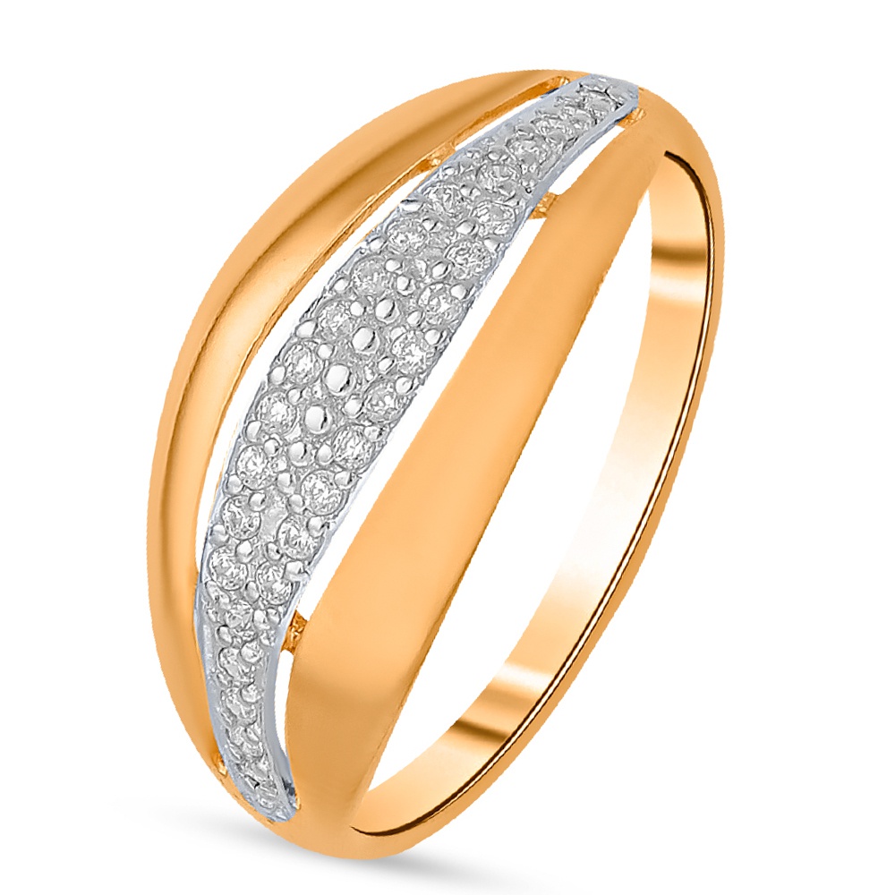 

Кольцо из серебра р.  585Gold 701012316, фианит, 701012316