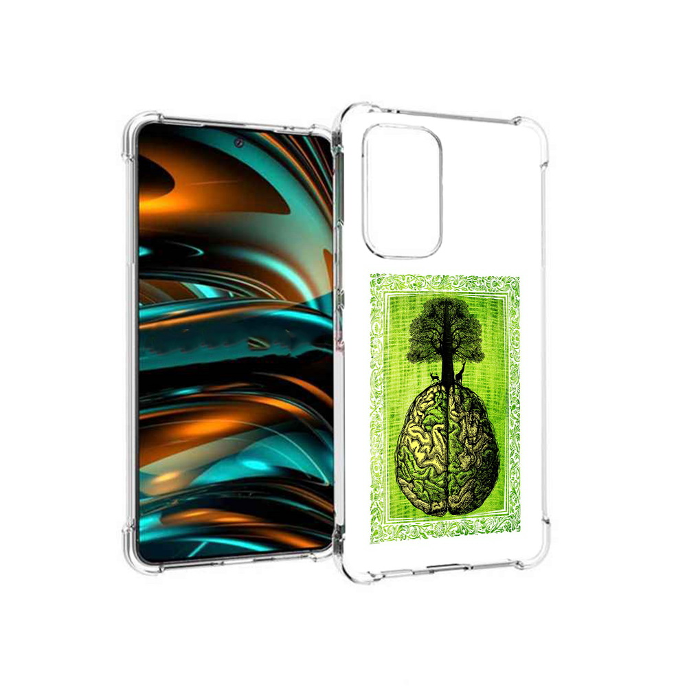 

Чехол MyPads Tocco для Samsung Galaxy A53 5G абстракция здоровый мозг (PT226911.521.211), Прозрачный, Tocco