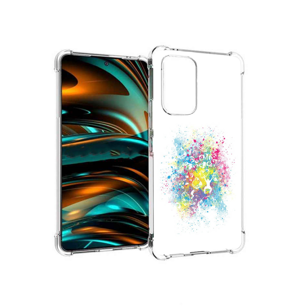 

Чехол MyPads Tocco для Samsung Galaxy A53 5G акварель абстракция (PT226911.521.214), Прозрачный, Tocco