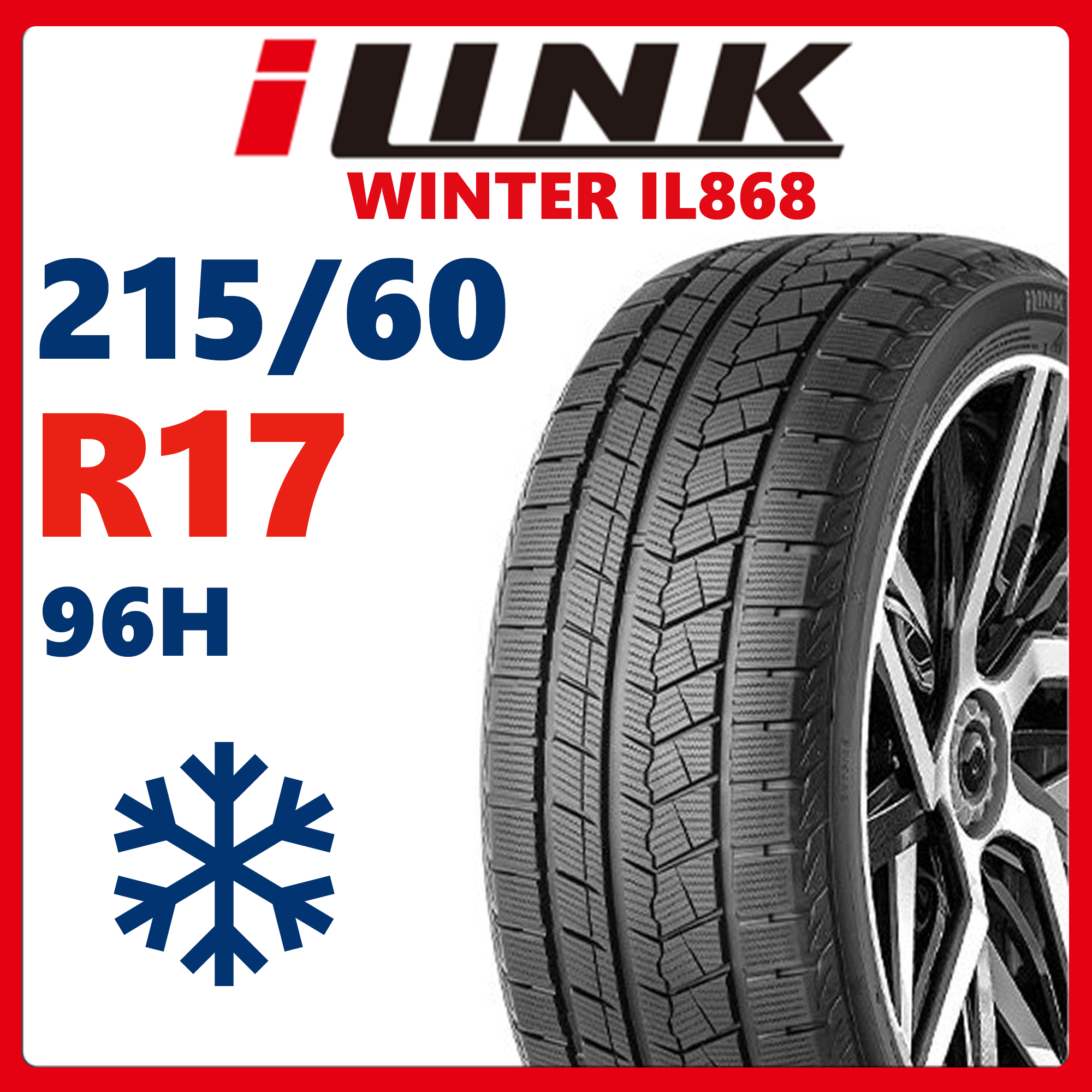 

Шины зимние 215/60R17 iLInk WINTER IL868 96H, WINTER IL868