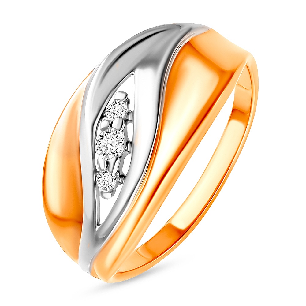 

Кольцо из серебра р. , 585Gold 701012325, фианит, 701012325