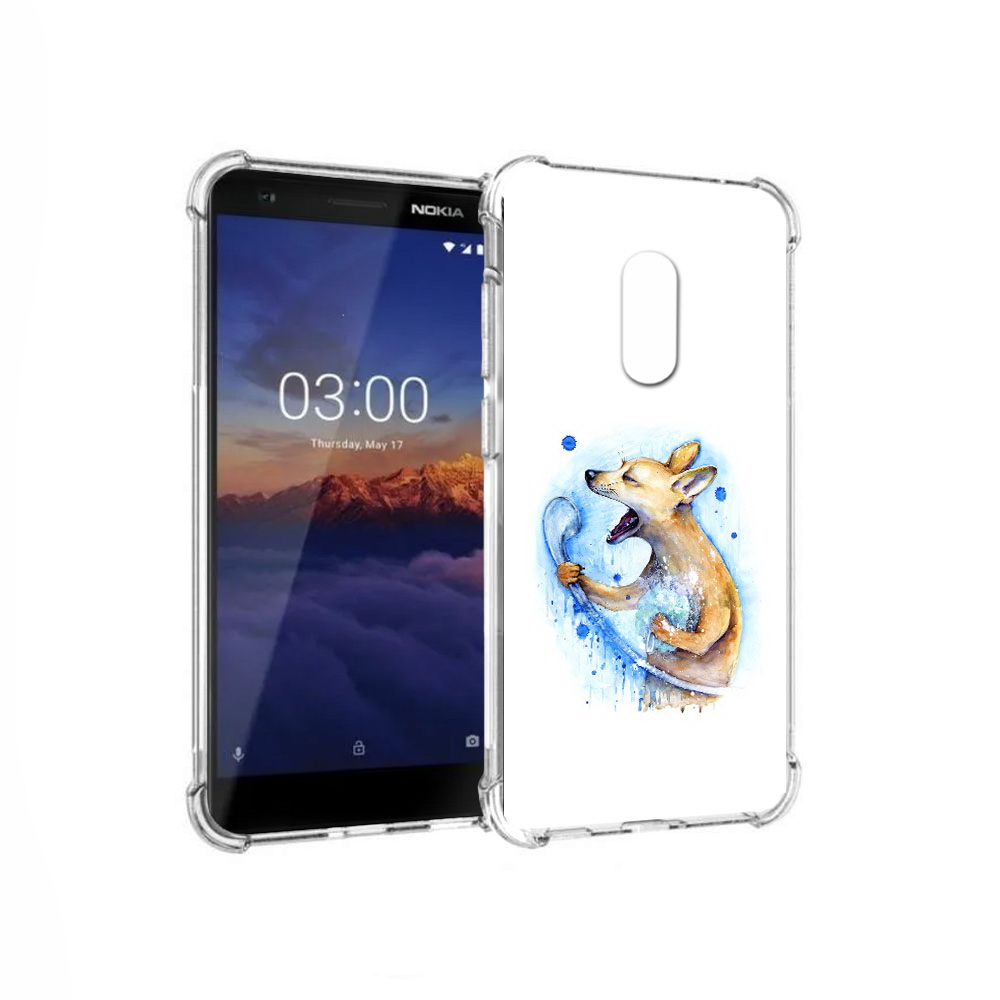 

Чехол MyPads Tocco для Nokia 3.1 пение в душе (PT114125.119.537), Прозрачный, Tocco