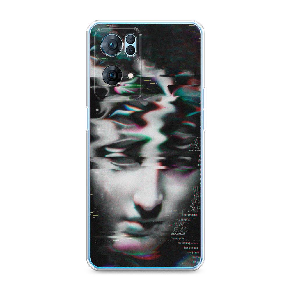 

Чехол Awog на Oppo Reno 7 Pro "Glitch Art", Разноцветный, 258250-9