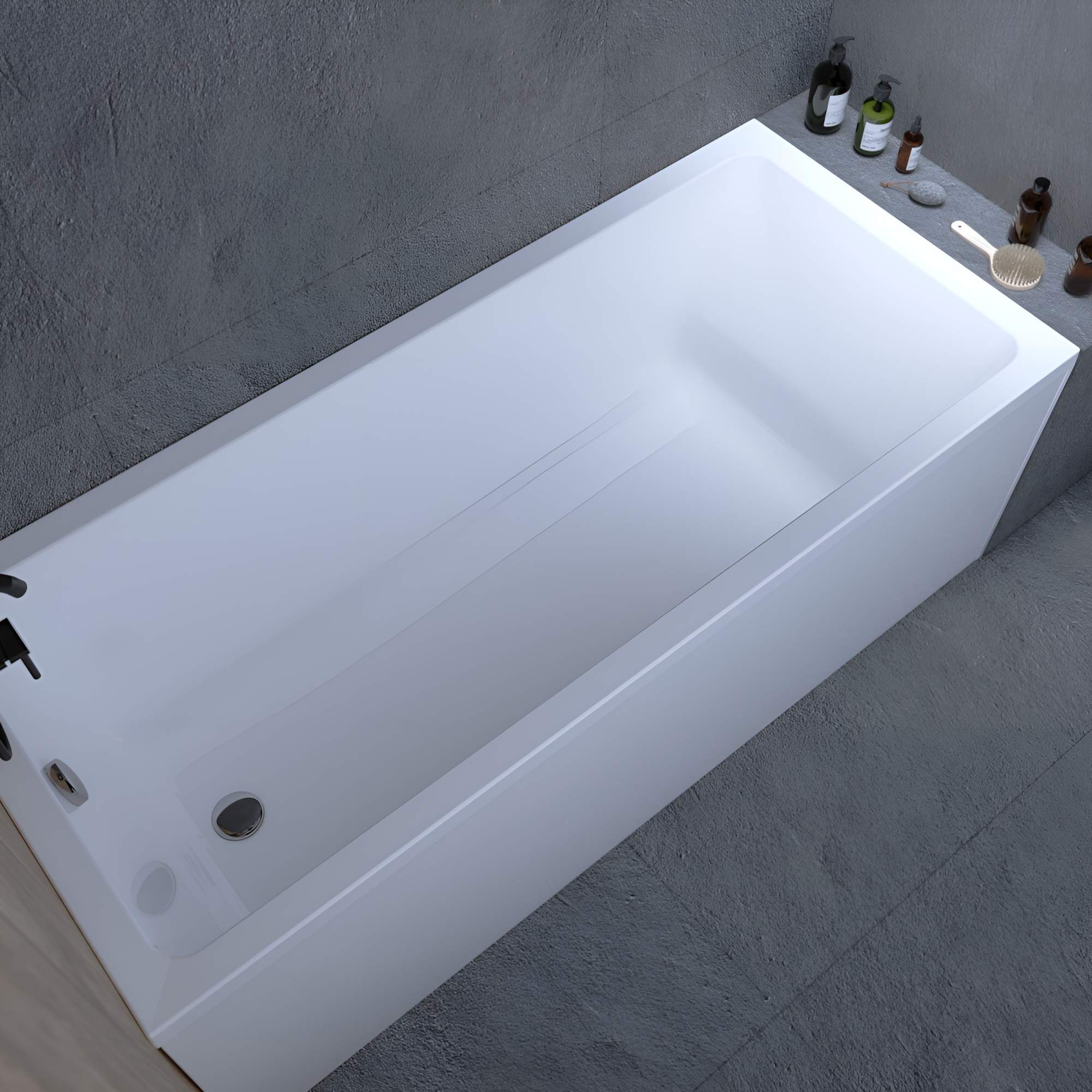 

Ванна акриловая Marka One BIANCA 160х75 прямоугольная белая 01бья1675, Белый, BIANCA