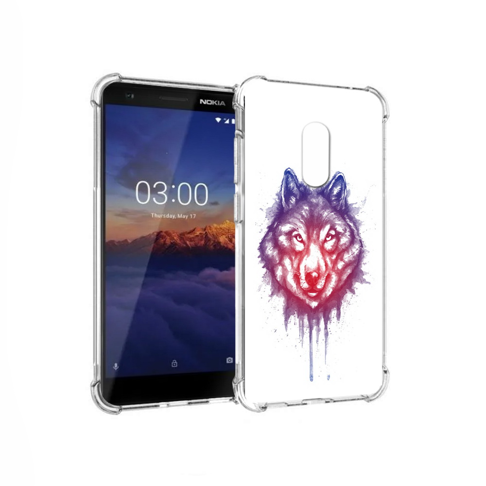 

Чехол MyPads Tocco для Nokia 3.1 пушистый волк (PT114125.119.561), Прозрачный, Tocco