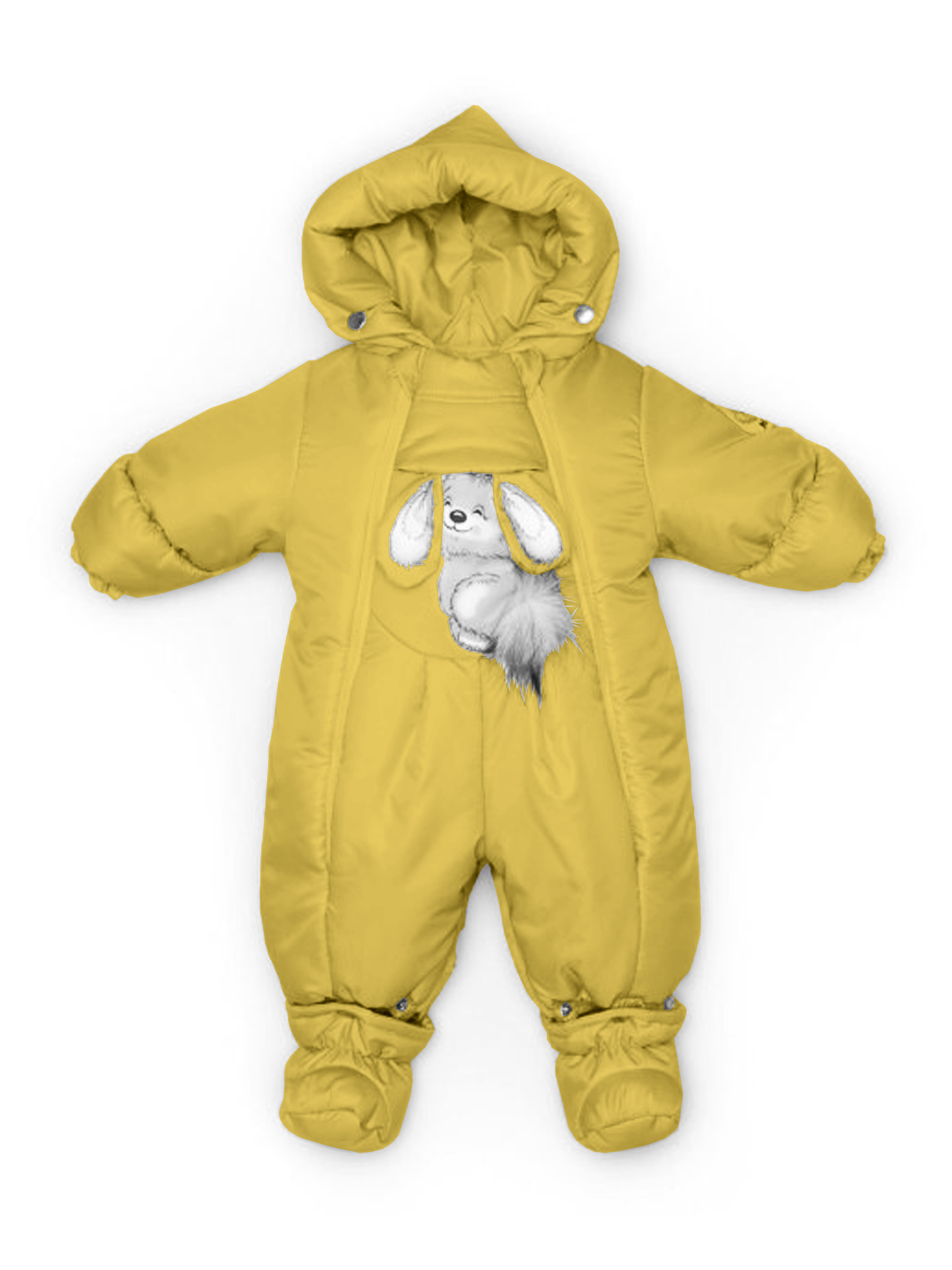 Комбинезон детский Malek-Baby 247шм, желтый, 98