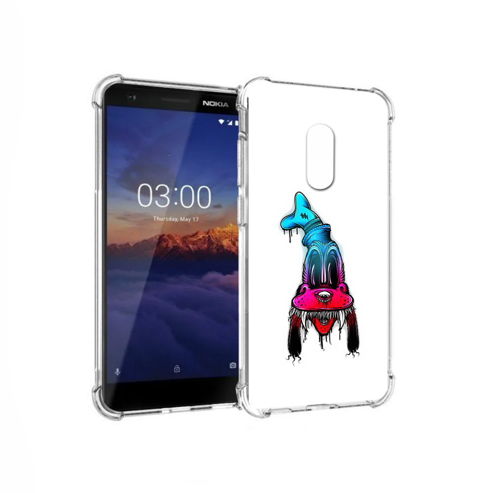 

Чехол MyPads Tocco для Nokia 3.1 Гуффи (PT114125.119.57), Прозрачный, Tocco