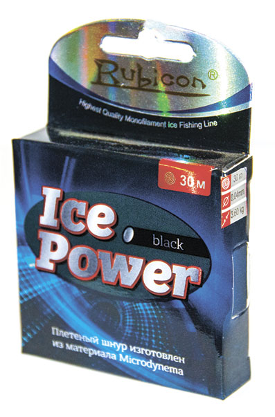 

Леска плетеная RUBICON IcePower 30m black, d=0,08mm, Черный, Ice Power