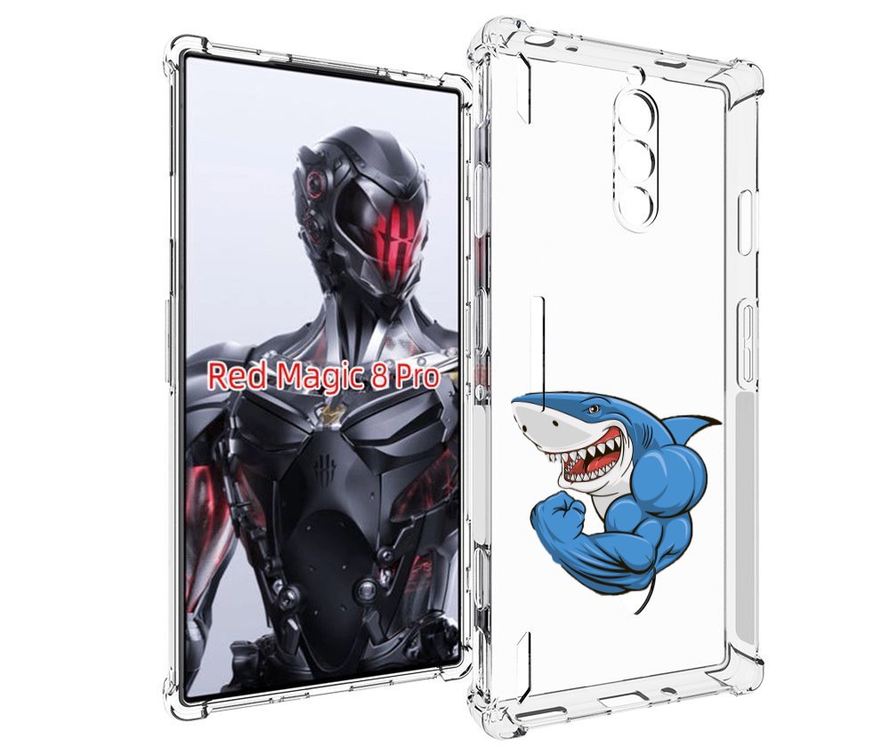 

Чехол MyPads накаченная акула для ZTE Nubia Red Magic 8 Pro / Red Magic 8 Pro Plus, Tocco