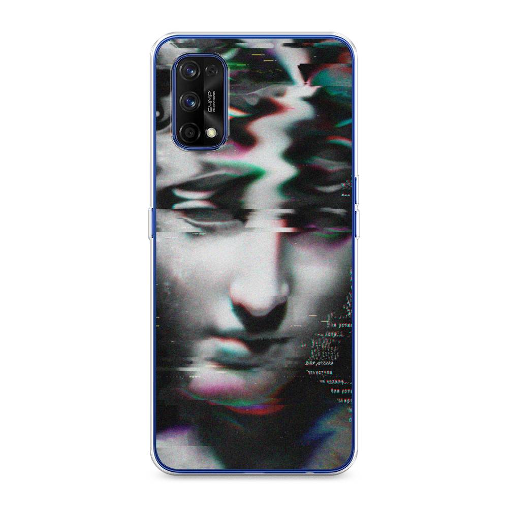 фото Силиконовый чехол "glitch art" на realme 7 pro awog