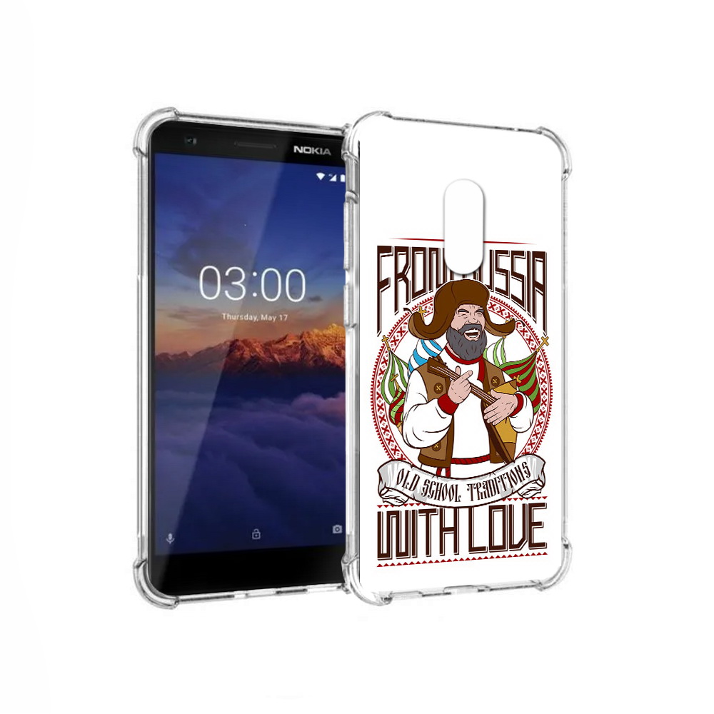 

Чехол MyPads Tocco для Nokia 3.1 русский мужчина (PT114125.119.590), Прозрачный, Tocco
